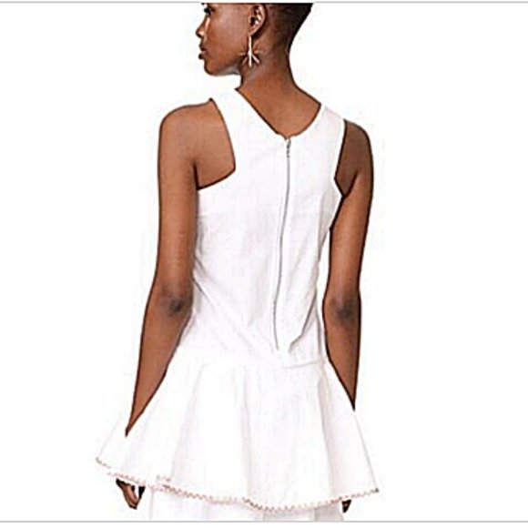 MLM Label Arles Tier Dress Small Womens Sleeveless Ruffle Layered  Summer Sheath - Picture 12 of 16
